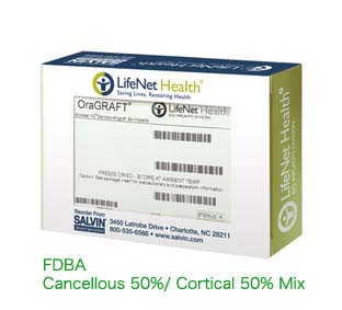 FDBA 50% Cancellous 50% Cortical Mix 2.0cc