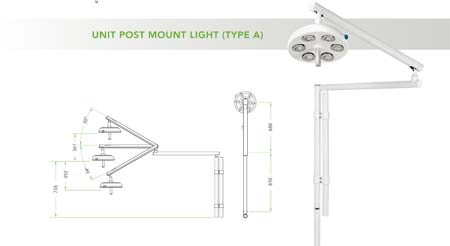 D6 Unit Post Mount Light A